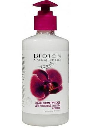 Мыло для интимной гигиены bioton cosmetics nature орхидея 300 мл