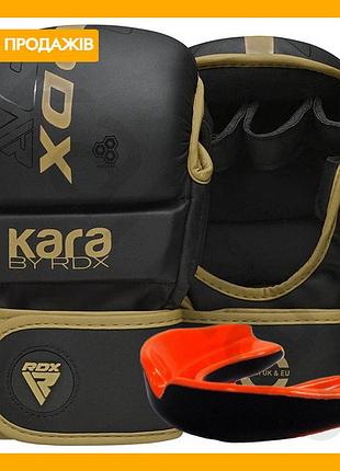 Рукавиці для мма rdx греплінгові рукавички l/xl з капою для тренувань з єдиноборств захисні