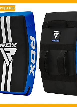 Макивара rdx t1 curved heavy синяя/черная для тренировок единоборств ударный щиток для боевых искусств