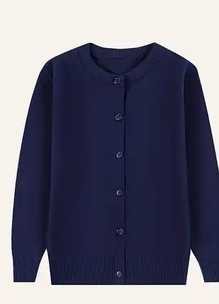 Тепла жіноча кофта кардиган темно синього кольору bonmarche, р.22(58)