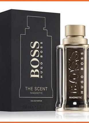 Хуго босс зе сент магнетик фо мен - hugo boss the scent magnetic for men парфюмированная вода 100 ml.