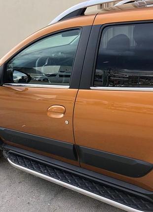 Нижня окантовка вікон (4 шт, нерж) carmos - турецька сталь для renault duster 2018-2024 рр