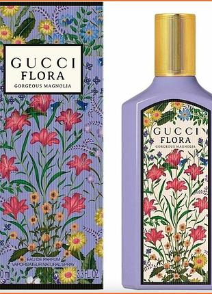 Гуччи флора горгеус магнолия - gucci flora gorgeous magnolia eau parfum парфюмированная вода 100 ml.
