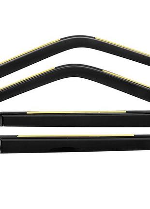 Вставные ветровики niken luxury (4 шт) для toyota land cruiser prado 250 2023- гг
