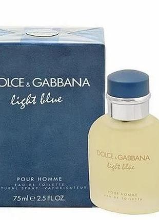 Dolce & gabbana light blue pour homme туалетная вода 125 ml. (дольче габбана лайт блу пур хом)