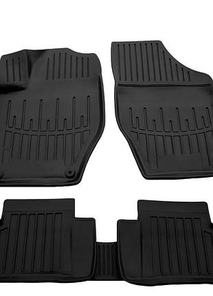 Коврики резиновые stingray 3d (5 шт, полиуретан) для peugeot 308 2007-2013 гг