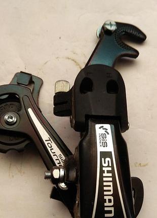 Shimano - задняя перекидка-крючок.