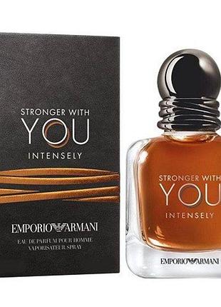 Giorgio armani stronger with you intensely парфюмированная вода 100 ml. армани стронгер виз ю интенсели