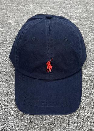 Кепка polo ralph lauren унисекс бейсболка поло ральф лаурен универсальная черная белая коричневая темно-синий