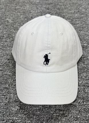 Кепка polo ralph lauren унисекс бейсболка поло ральф лаурен универсальная one-size много цветов белый