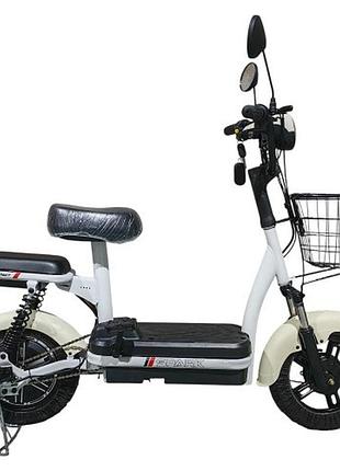 Велосипед с электромотором spark compact 14" 48v/400w/12ah бежевый