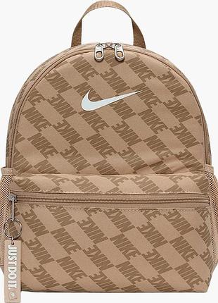Рюкзак nike y nk brsla jdi mni bk-aop fa25 11l бежевый дит 25 x 33 x 13 см