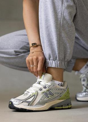New balance 1906r white grey green