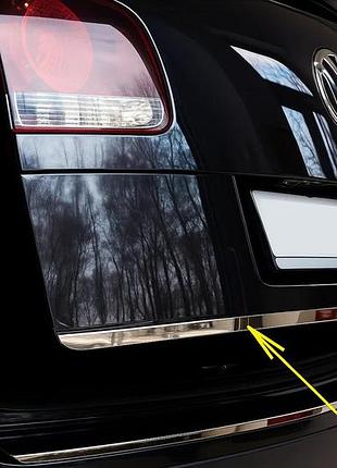 Кромка кришки багажника omsaline - італійська нержавійка для volkswagen touareg 2002-2010 рр