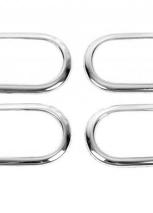 Накладки на внутрішні ручки omsaline (4 шт., нерж.) для dacia duster 2008-2018 рр