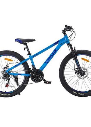 Велосипед spark flex (колеса - 24", алюмінієва рама - 12") синій