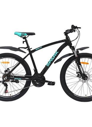 Велосипед spark mount (колеса - 26", алюминиевая рама - 17") черный