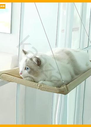 Rest подвесная оконная кроватка для кота гамак на окно лежак для кошки спальное место на присосках