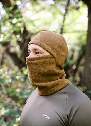 Балаклава флісова tribe fleece balaclava t-kf-0021 os, olive coyote