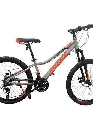 Велосипед spark till (колеса - 24", алюминиевая рама - 12") серый