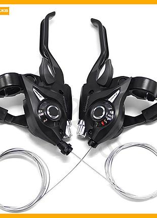 Rest моноблок shimano st-ef51-7 altus 3x7 для велосипеда тормозные ручки переключения скоростей монетки