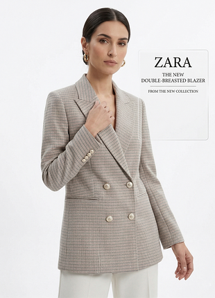 Стильный жакет zara premium