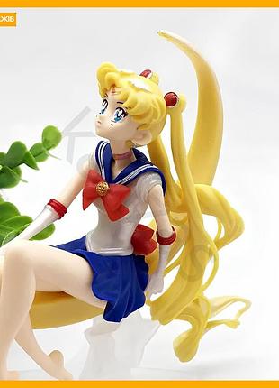 Rest фигурка sailor moon усаги цукино статуэтка на луне 15,5 см коллекционная аниме фигурка для декора