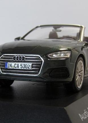 Audi a5 cabriolet, spark. 1:43 коробка и бокс. ауди a5 кабриолет