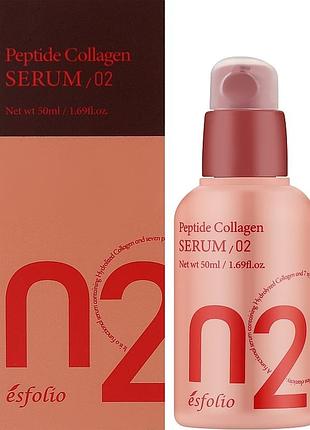 Esfolio сыворотка для лица peptide collagen с пептидами и коллагеном
