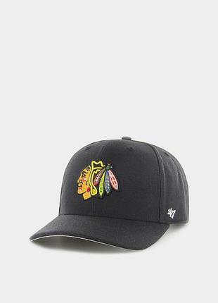 Бейсболка чоловіча 47 brand mvp dp chicago blackhawks h-clzoe04wbp-bkb