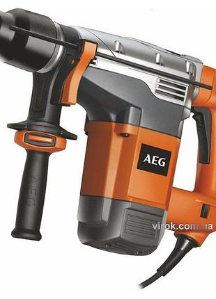Перфоратор мережевий sds-max aeg: 1200 вт, 8.5 дж, 2840 уд/хв, ø≤ 40 мм (бетон) + кейс (kh5e)
