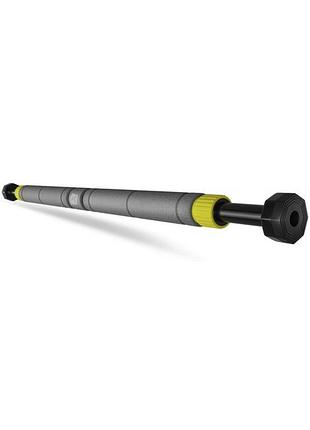 Турнік розсувний hop-sport hs-m050dp сіро-жовтий