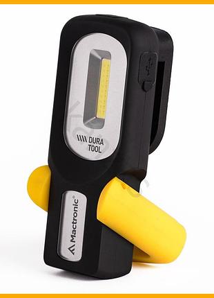 Фонарь mactronic dura tool 110 лм аккумуляторный магнитный для кемпинга рыбалки туристический осветитель