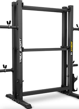 Стійка 3-рівнева для гантелей, грифів та гирь trex sport tx-075dr