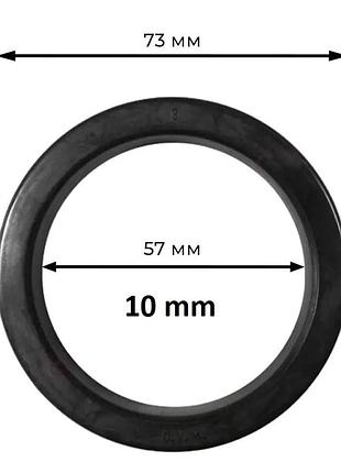 Кільце faema 73/57 10 mm. ущільнювальне для груп холдера кавомашини 58 діаметр