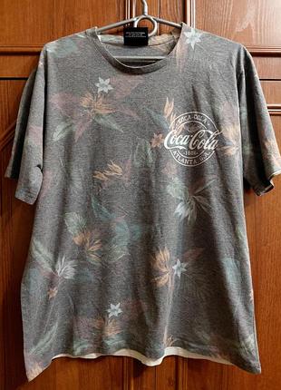 Футболка, coca-cola, брендовая футболка, оверсайс, georgie