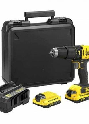 Шуруповерт акумуляторний ударний безщітковий fatmax 20v для важких робіт,2 шв, 2х4а акум, 80нм+кейс