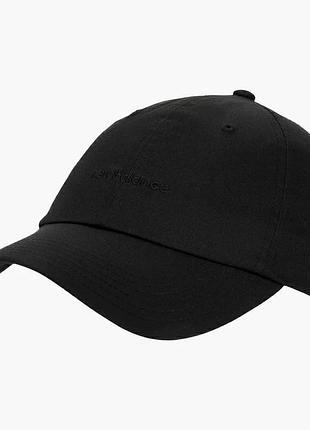 Кепка жіноча new balance 6 panel linear logo black lah51010bk