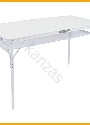 Стол кемпинговый bo-camp garland 120x60 см бежевый складной для отдыха на природе и даче.