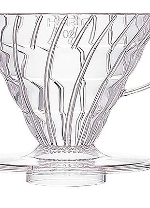 Пуровер hario v60 02 прозорий