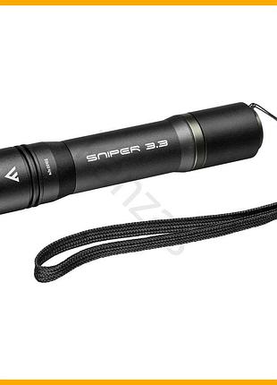 Фонарь тактический mactronic sniper 1020 lm фокусирующий powerbank черный для охоты рыбалки туристов