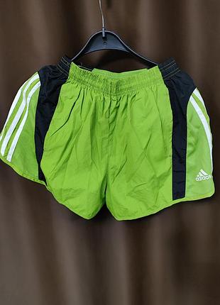 Шорты спортивные мужские adidas.размер l.цвет салатовый.производитель китайской.тканиная плащевка.