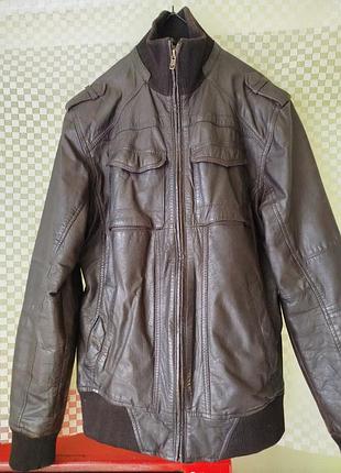 Мужская куртка из натуральной кожи