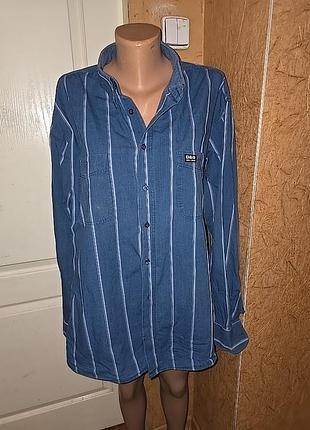 Мужская рубашка, 100% cotton.