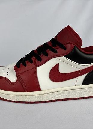 Nike air jordan 1 low bulls мужские кроссовки 44 размер 28 см оригинал!