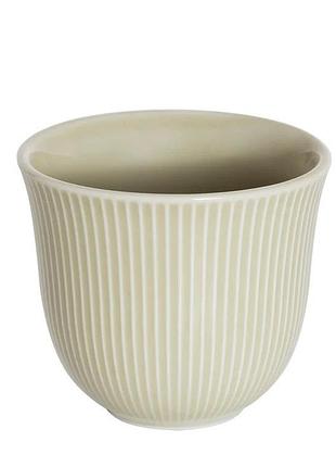 Чашка loveramics brewers 80ml embossed tasting cup taupe
