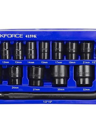 Набір ударних головок 15 предметів, 1/2", 6-гр. у ложементі rockforce rf-4159k
