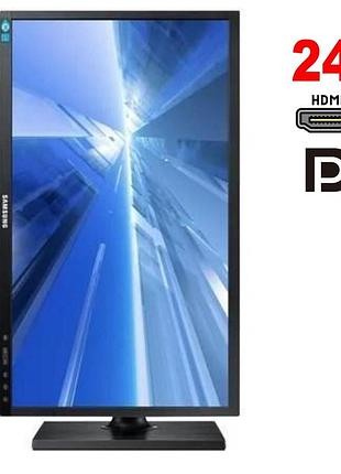 Монитор samsung s24c650pl / 24" (1920x1080) ips / 1x hdmi, 1x displayport, 1x vga, 2x usb 2.0, 2x audio / 2x 1w / vesa 100x100 /