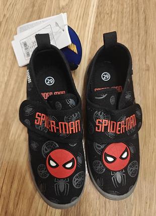 Дитячі кеди тапки spider man