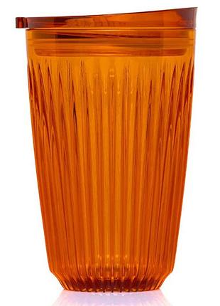Чашка huskee 355 мл. renew cups amber янтарная